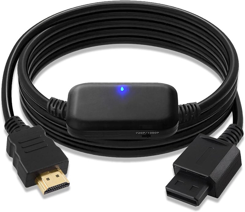 Herfair Wii to HDMI Cable, Wii HDMI Adapter, Wii2HDMI Converter Support 4:3/16:9 Aspect & All Display Modes with 1080P/720P Switch for Nintendo Wii/WiiU, Plug & Play -6.6FT - Image 1